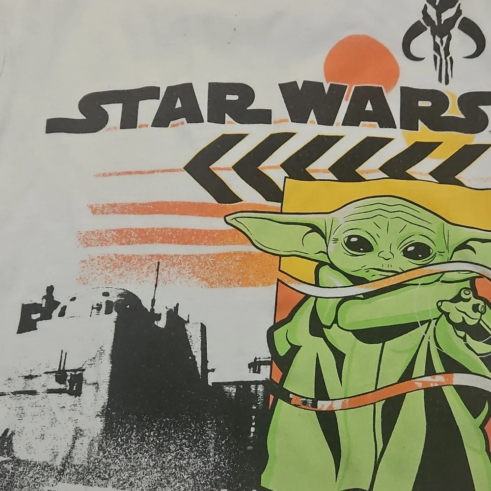 Old Navy Star Wars Grogu Graphic Childrens Tee Sz XS (5)